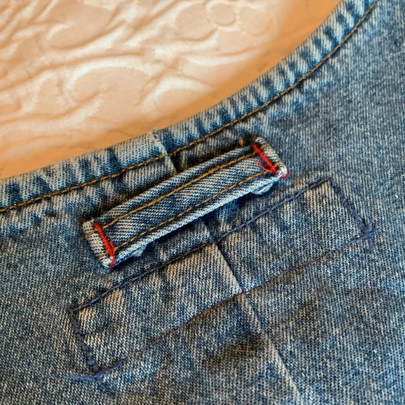 Fitted Denim Dress - Picture 4 of 7